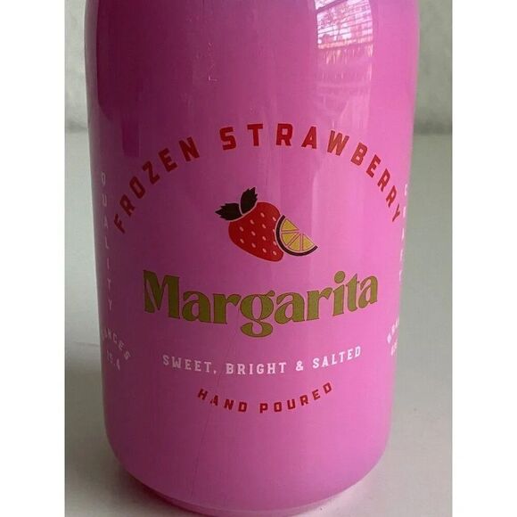 DW Home Cocktail Frozen Strawberry Margarita 15.4oz Scented NEW - Picture 4 of 12